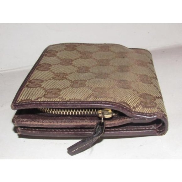 GUCCI Brown Large G Logo Print Coated Canvas - Picture 9 of 12